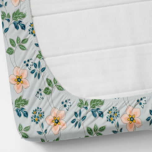 Reeva Fitted Bed Sheet Set with Pillow Covers by Florida